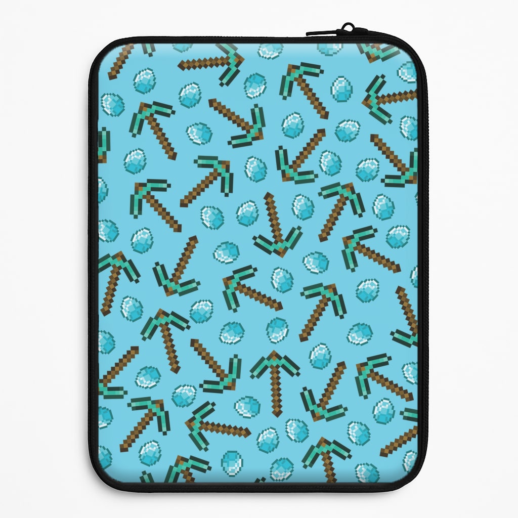 Diamond Axe Pattern Laptop Sleeve