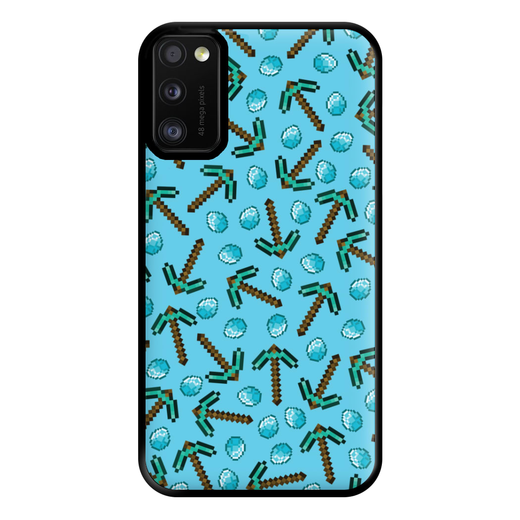 Diamond Axe Pattern Phone Case for Galaxy A41