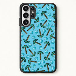 Diamond Axe Pattern Phone Case for Galaxy S26 Ultra