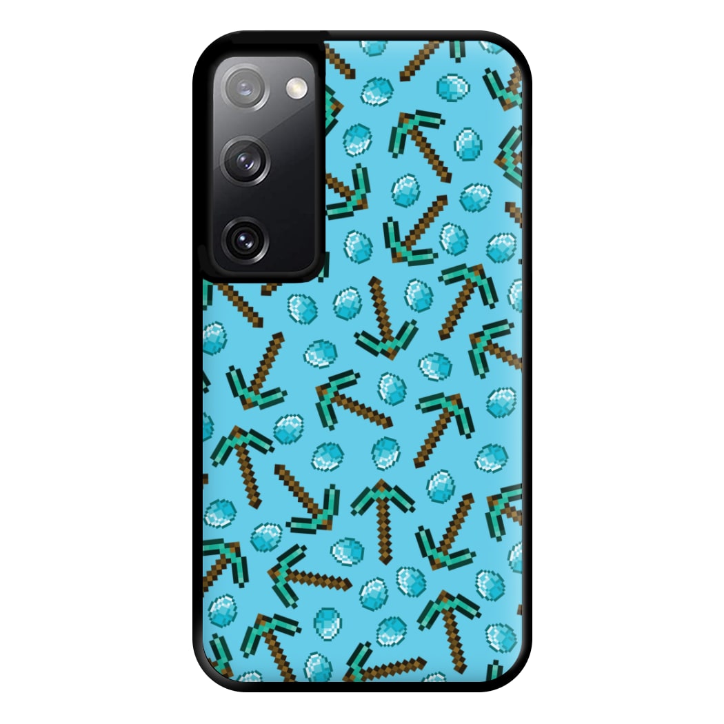 Diamond Axe Pattern Phone Case for Galaxy S20