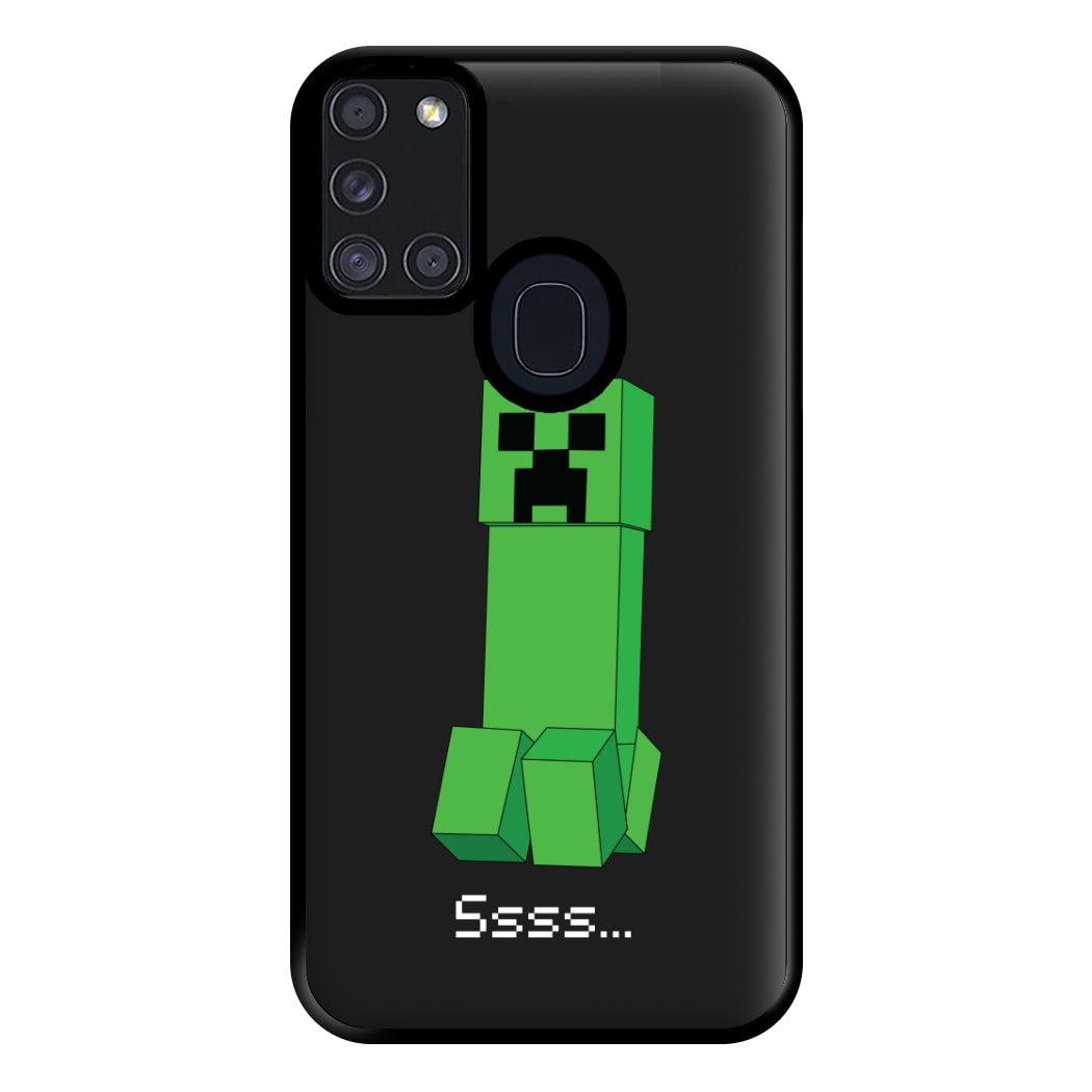 Creeper Standing Phone Case for Galaxy A21s