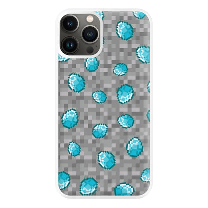 Diamond Pattern Phone Case for iPhone 13 Pro Max