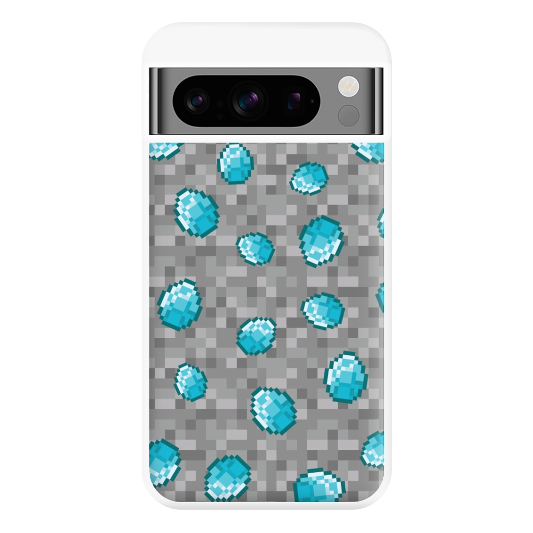 Diamond Pattern Phone Case for Google Pixel 8 Pro