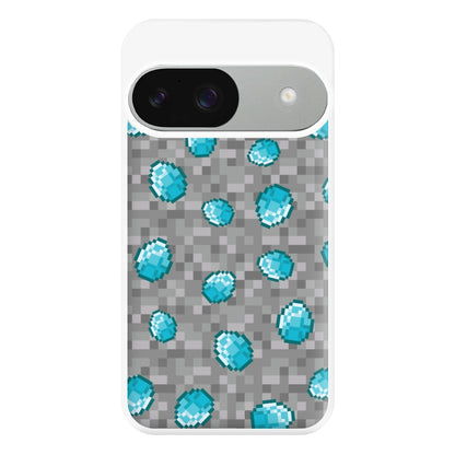 Diamond Pattern Phone Case for Google Pixel 9 / 9 Pro