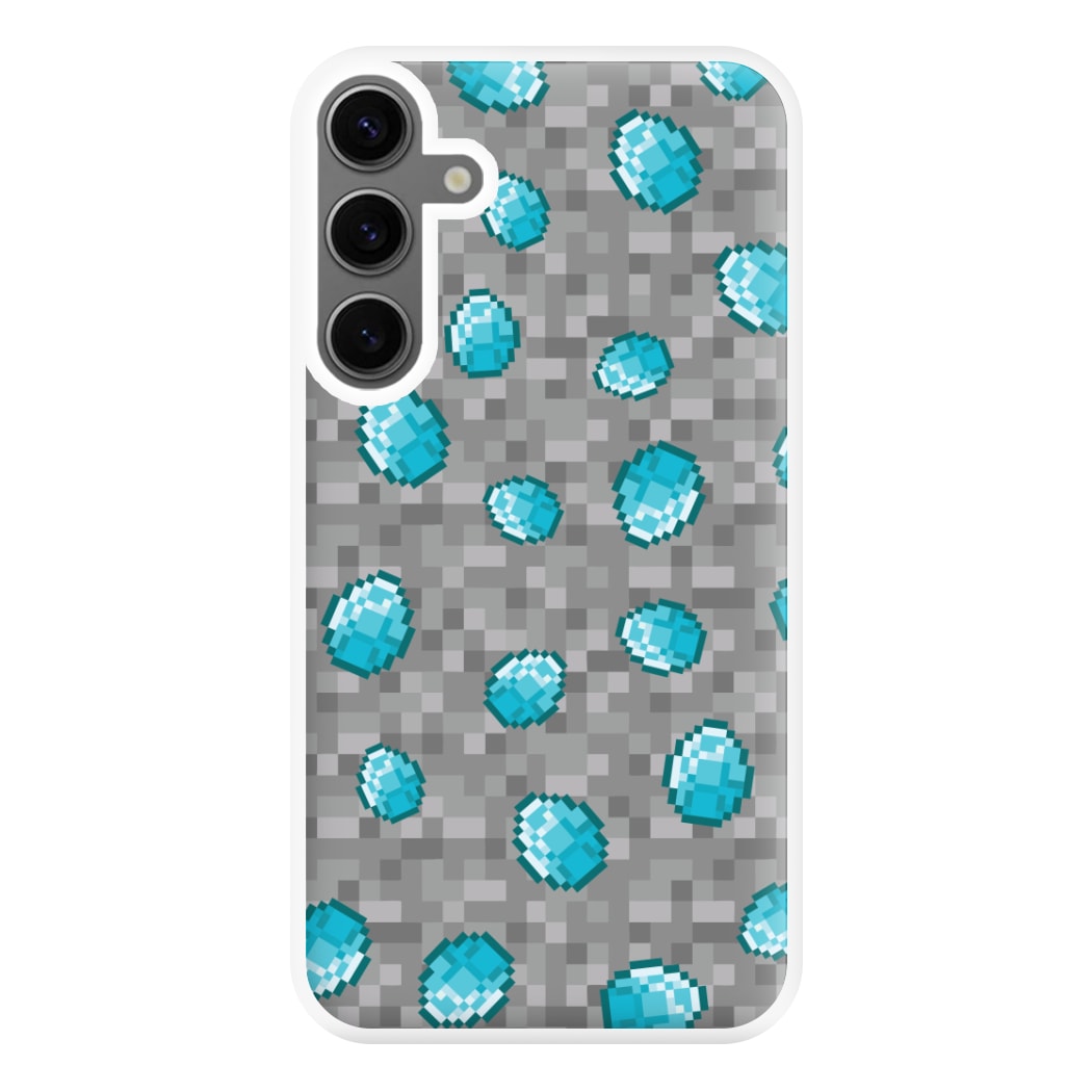 Diamond Pattern Phone Case for Galaxy S24FE