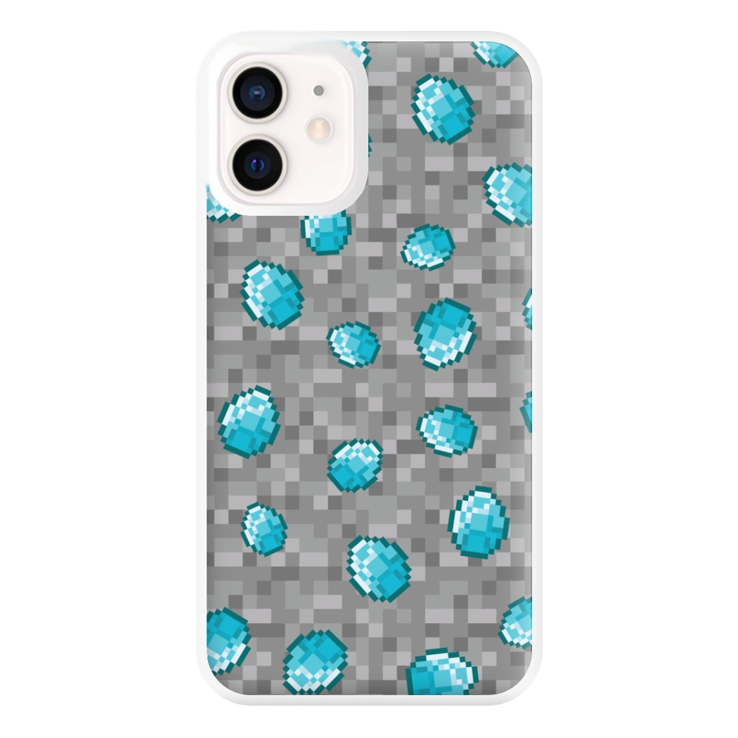 Diamond Pattern Phone Case for iPhone 12 Mini