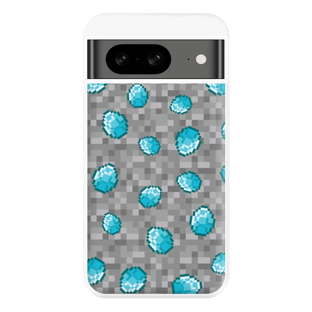 Diamond Pattern Phone Case for Google Pixel 8