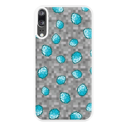 Diamond Pattern Phone Case for Huawei P20