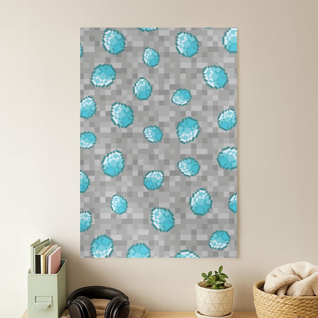Diamond Pattern Poster