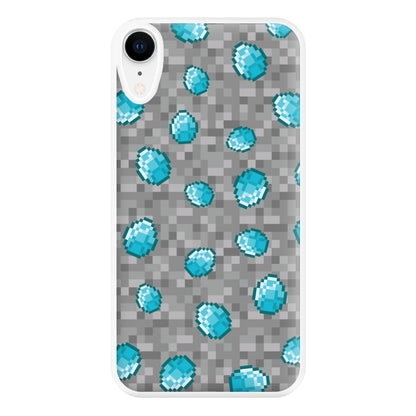 Diamond Pattern Phone Case for iPhone XR