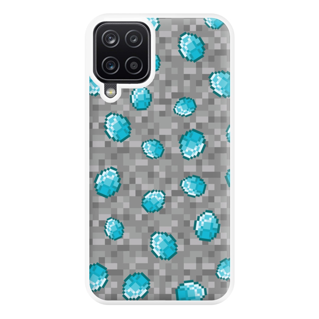 Diamond Pattern Phone Case for Galaxy A12