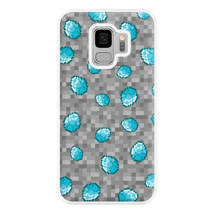 Diamond Pattern Phone Case for Galaxy S9 Plus