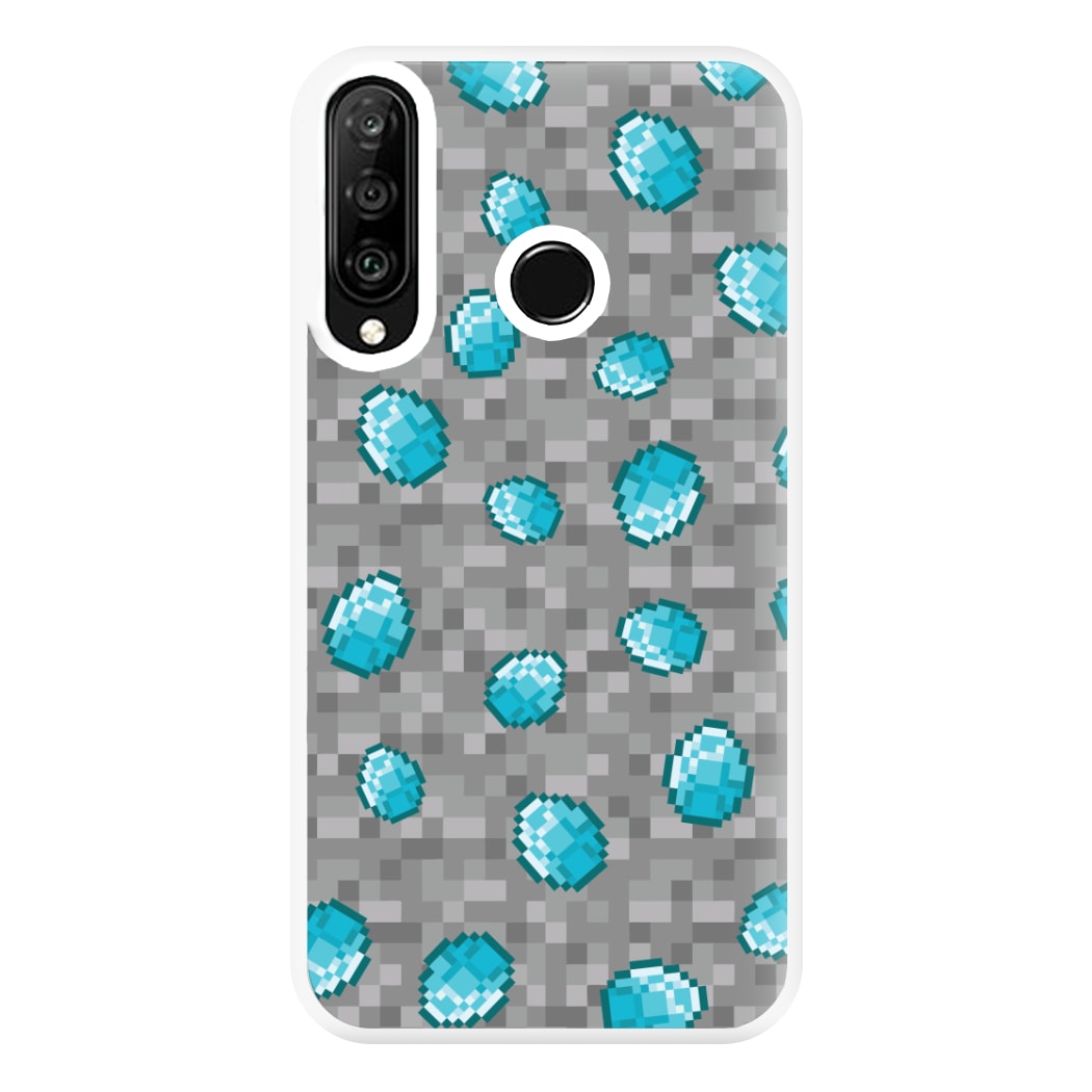 Diamond Pattern Phone Case for Huawei P30 Lite