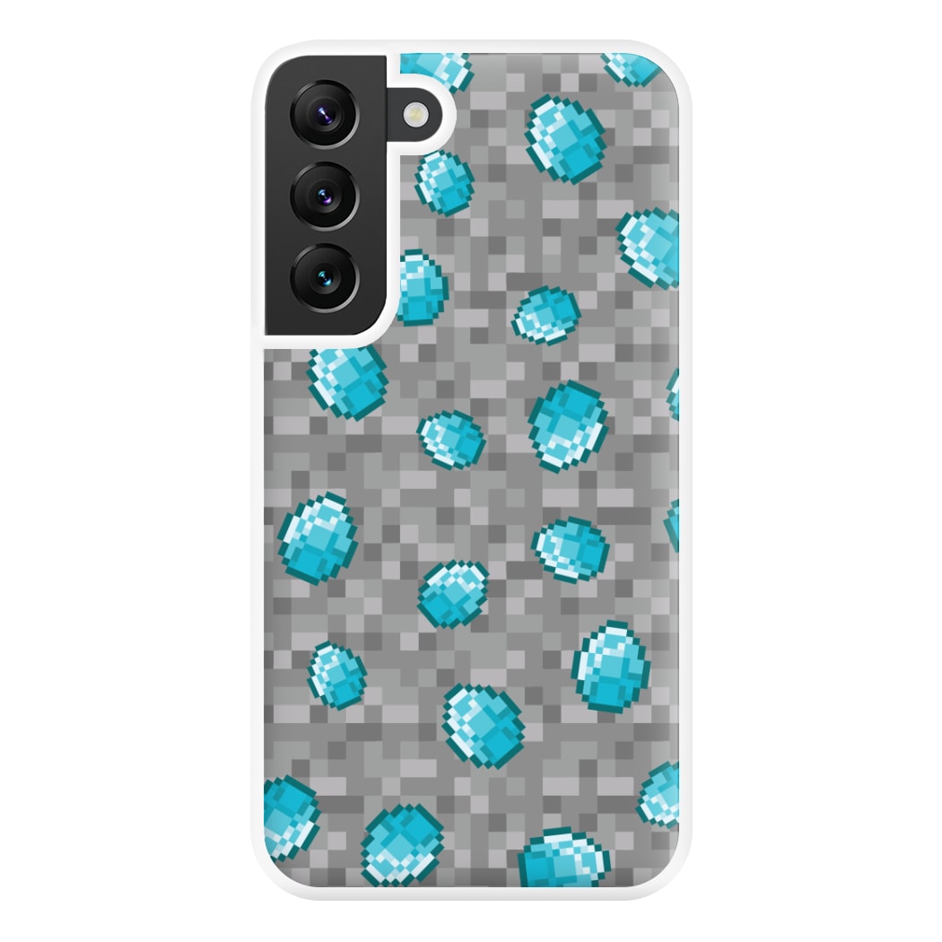 Diamond Pattern Phone Case for Galaxy S22 Plus