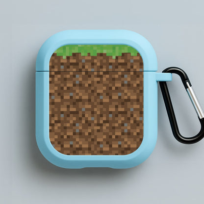 Dirt Block Blue AirPods Case