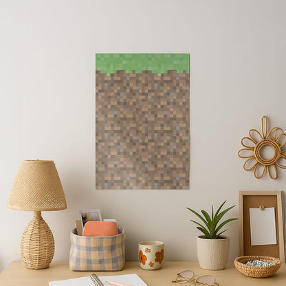 Dirt Block Art Print