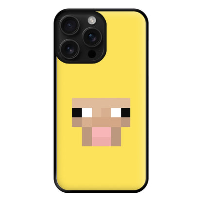 Yellow Sheep Phone Case for iPhone 16 Pro Max