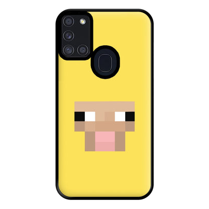 Yellow Sheep Phone Case for Galaxy A21s