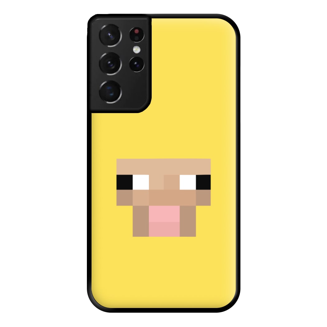 Yellow Sheep Phone Case for Galaxy S21 Ultra