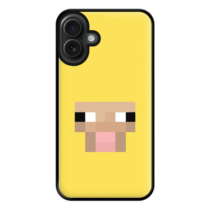 Yellow Sheep Phone Case for iPhone 16 Plus