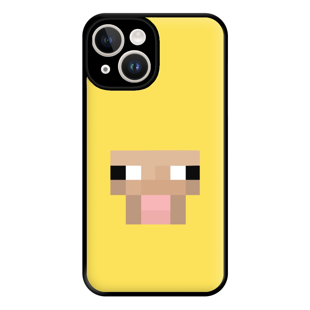 Yellow Sheep Phone Case for iPhone 14