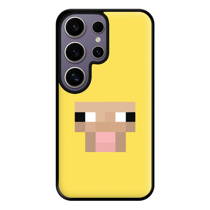 Yellow Sheep Phone Case for Galaxy S25 Ultra