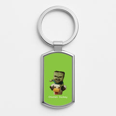 Chicken Jockey  Luxury Keyring