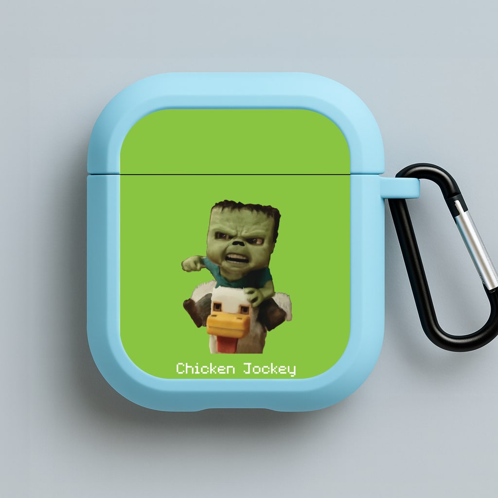 Chicken Jockey  Blue AirPods Case