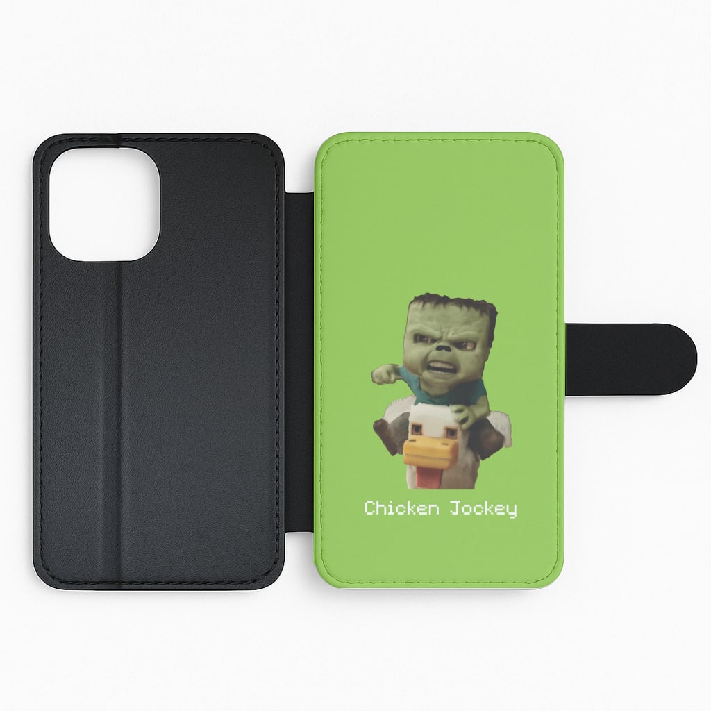 Chicken Jockey  Flip Phone Case