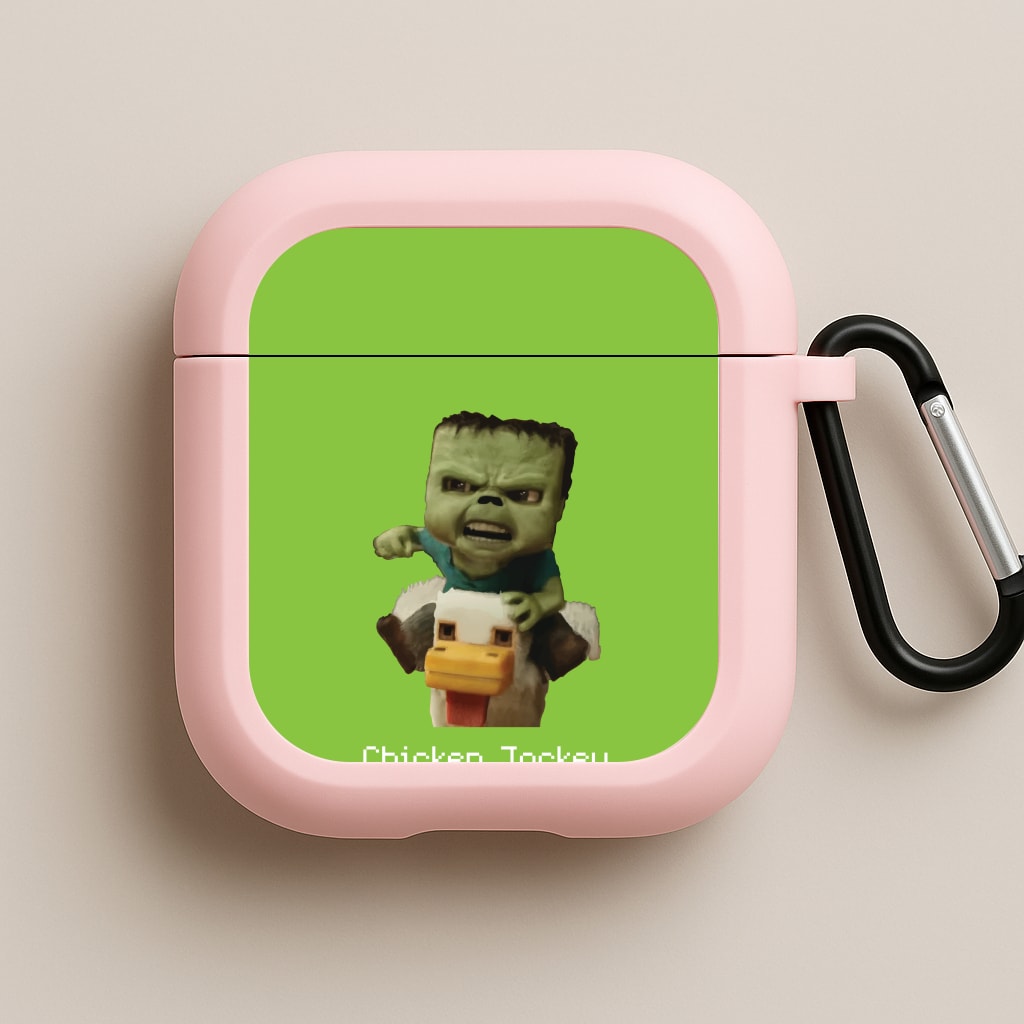 Chicken Jockey  Pink AirPods Case