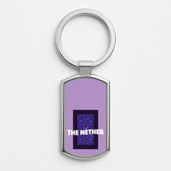The Nether Silver Keyring
