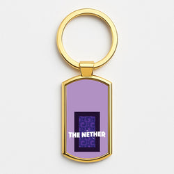 The Nether Gold Keyring