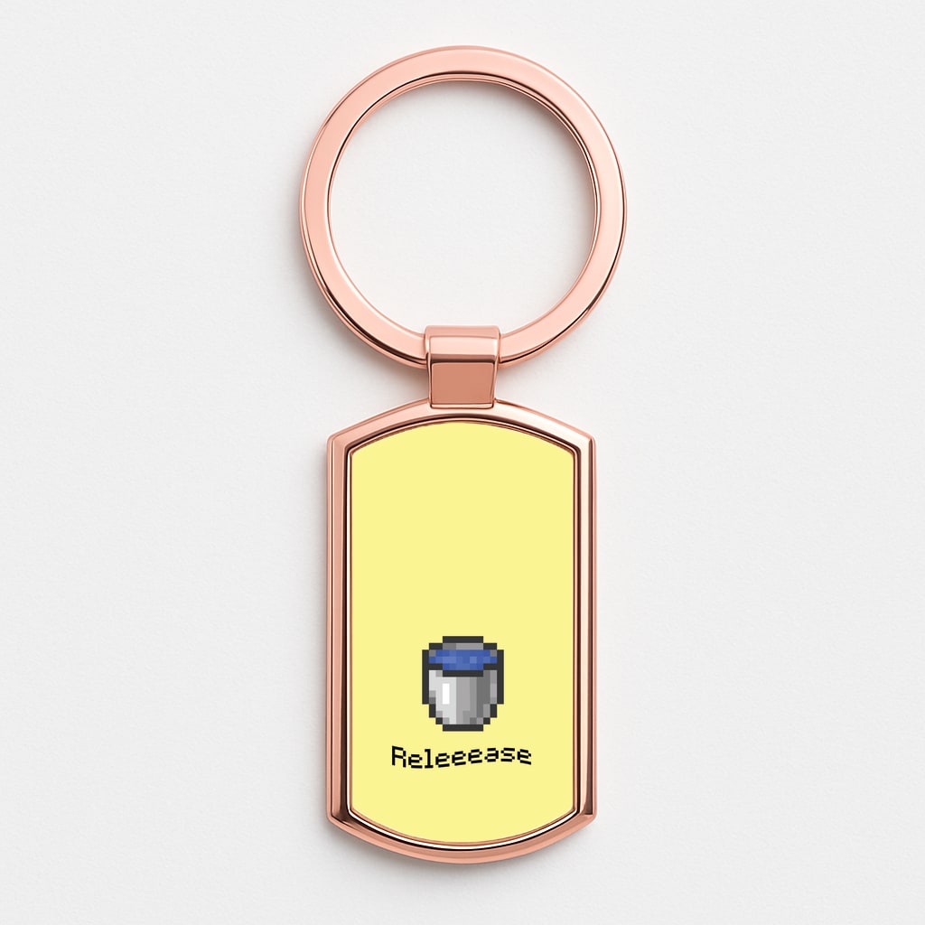 Release Rose Gold Keyring