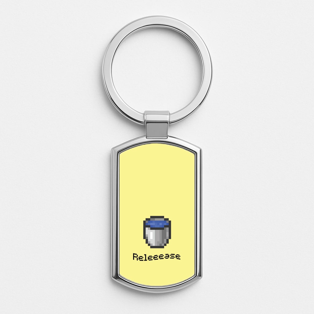 Release Silver Keyring