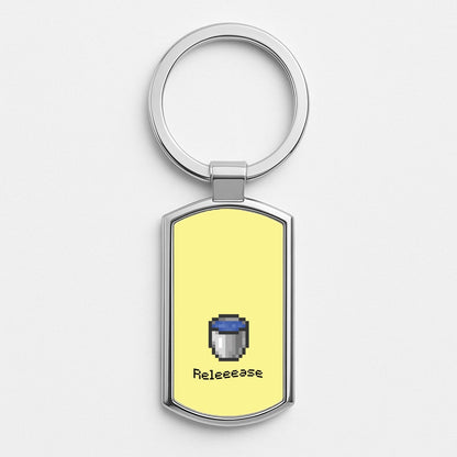 Release Silver Keyring