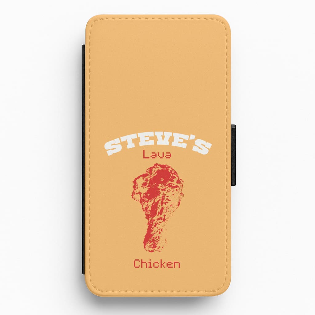 Steve's Lava Chicken Flip / Wallet Phone Case