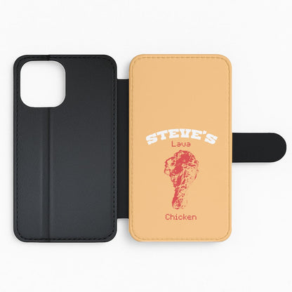 Steve's Lava Chicken Flip Phone Case