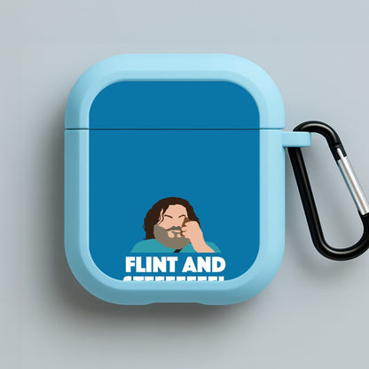 Flint And Steel Blue AirPods Case