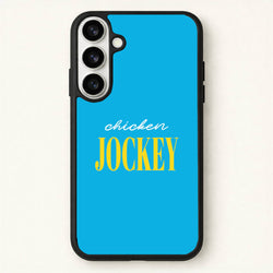 Chicken Jockey Blue Phone Case for Galaxy S26 Plus