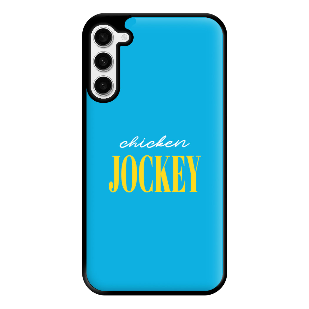Chicken Jockey Blue Phone Case for Galaxy S23 Plus
