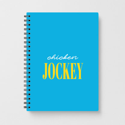 Chicken Jockey Blue Notebook