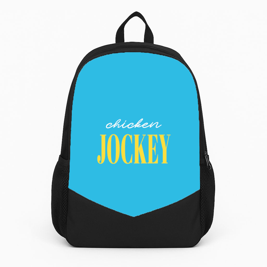 Chicken Jockey Blue Backpack