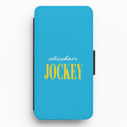 Chicken Jockey Blue Flip / Wallet Phone Case 1