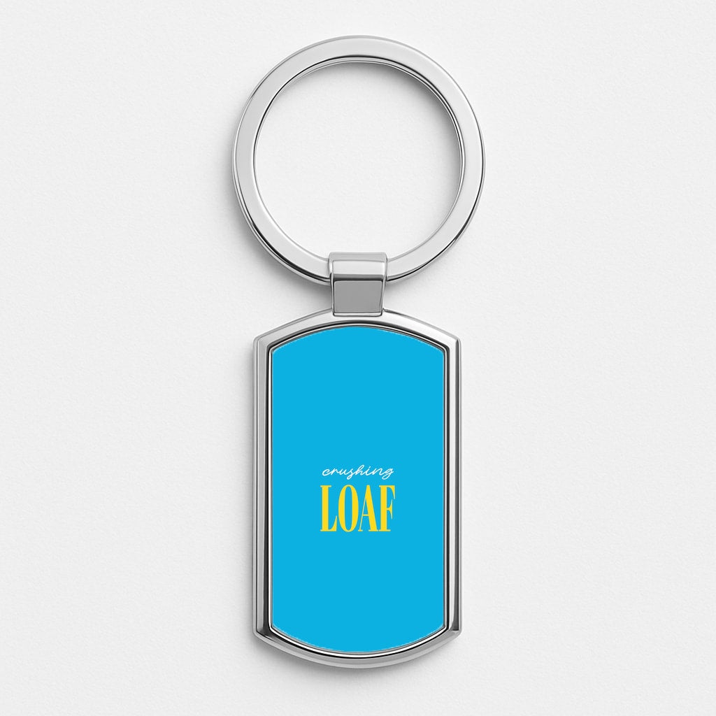 Crushing Loaf Blue Luxury Keyring