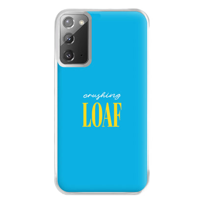 Crushing Loaf Blue Phone Case for Galaxy Note 20 Ultra