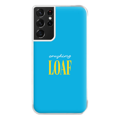 Crushing Loaf Blue Phone Case for Galaxy S21 Ultra