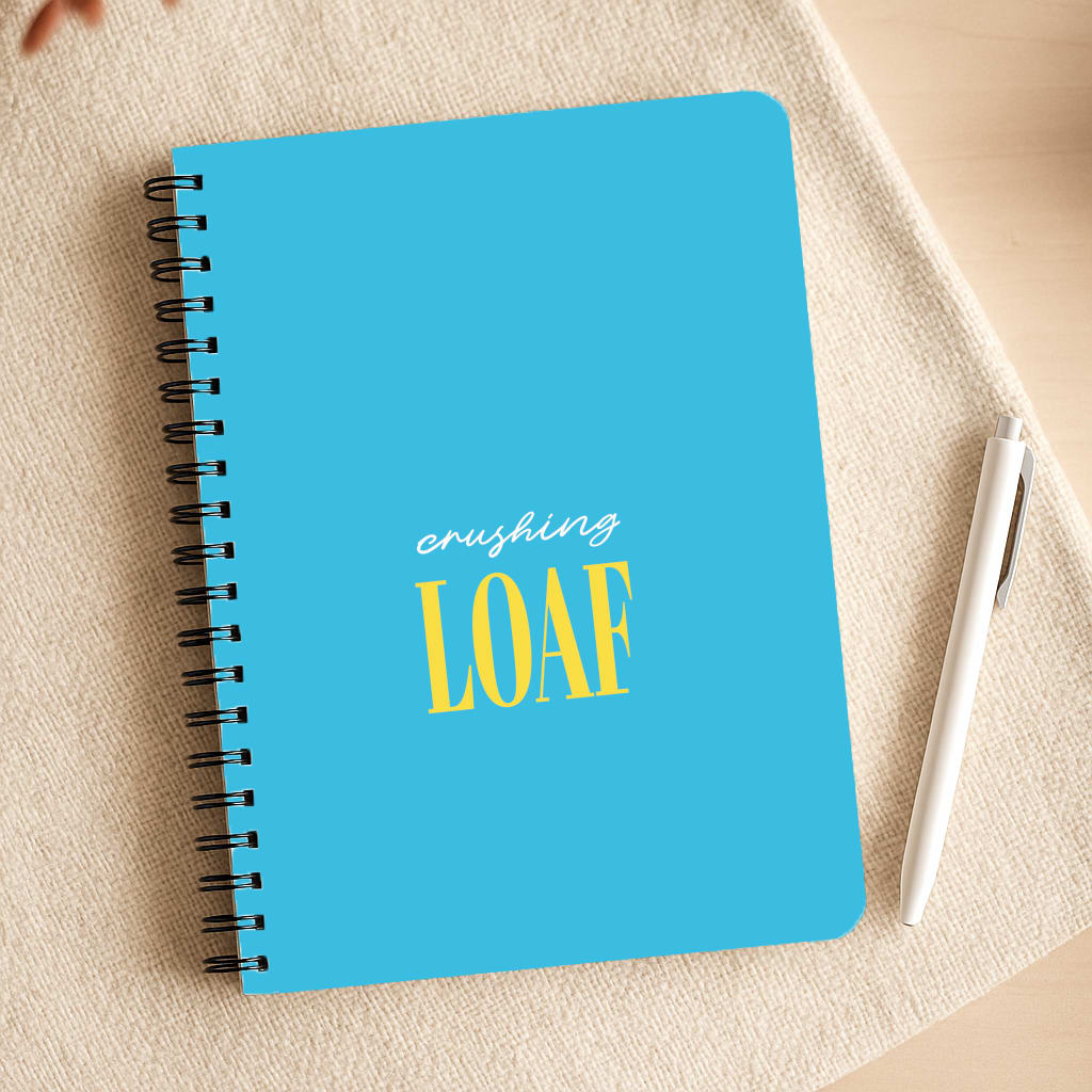 Crushing Loaf Blue Notepad