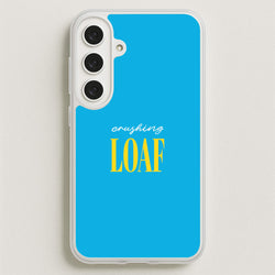 Crushing Loaf Blue Phone Case for Galaxy S25FE