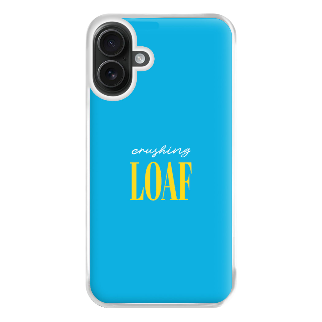 Crushing Loaf Blue Phone Case for iPhone 16 Plus