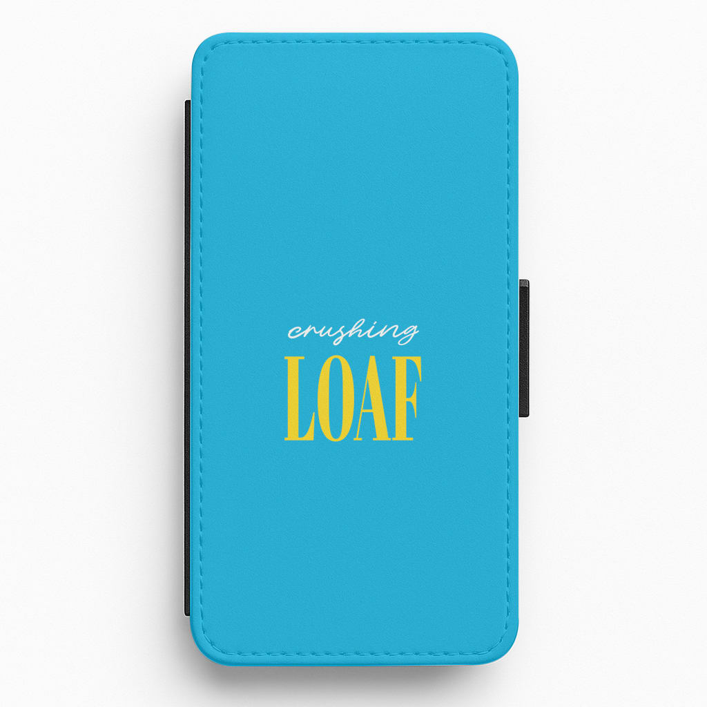 Crushing Loaf Blue Flip / Wallet Phone Case